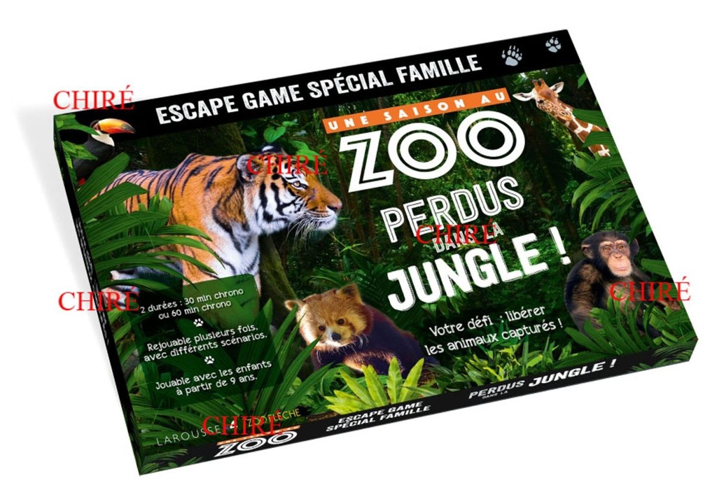 Escape Game - Une saison au zoo - Perdus dans la jungle ! - Jeu de société