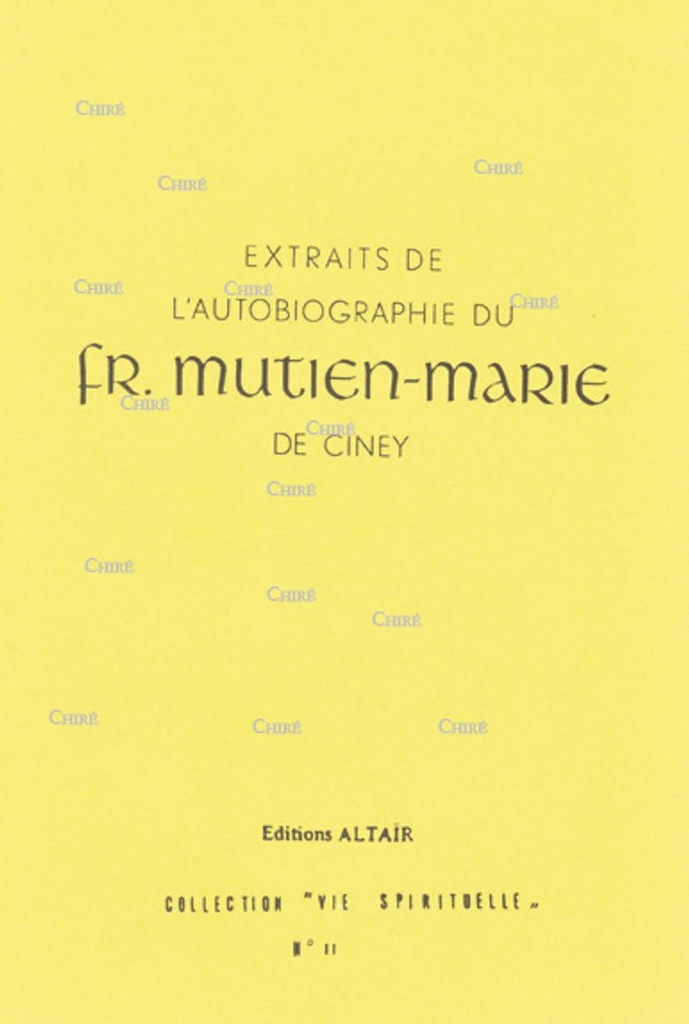 Extraits de l´autobiographie