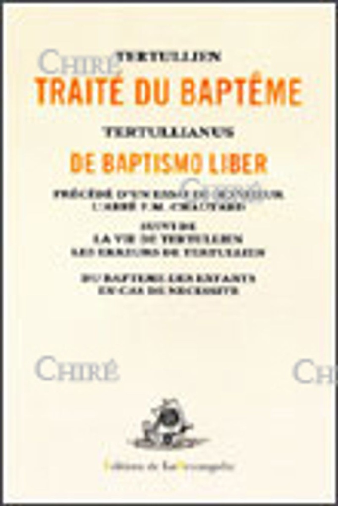 Traité du baptême
