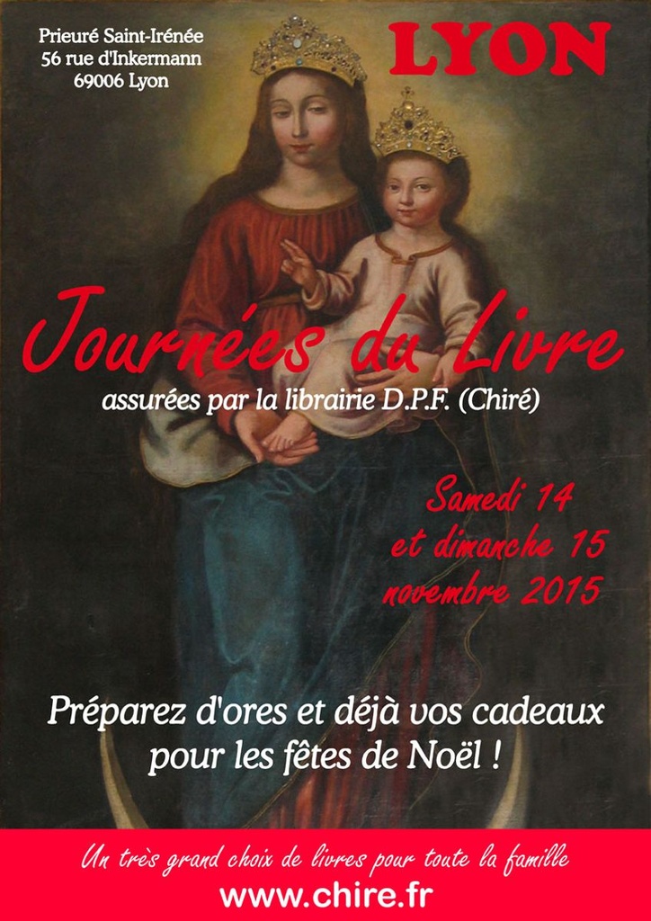 Vente de NOEL les 14 et 15 Novembre 2015 à LYON