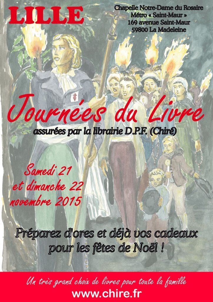 Vente de NOEL les 21 et 22 Novembre 2015 à LILLE