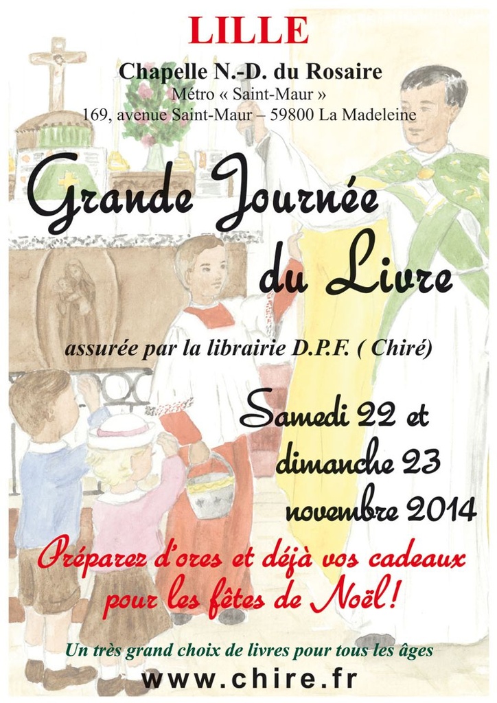 Vente de NOEL les 22 et 23 Novembre 2014 à LILLE