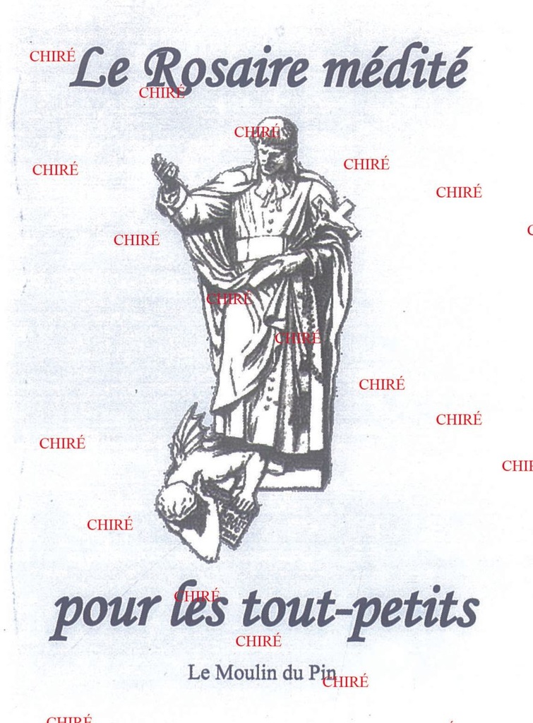 Cahier de coloriage - Le rosaire médité pour les tout-petits - Grand format A4
